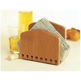 Lipper Bamboo Collection Adjustable Napkin Holder
