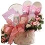 Perfectly Pampered Pink Rose Spa Set - Bath and Body Gift Basket
