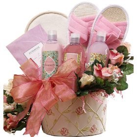 Perfectly Pampered Pink Spa Set - Bath and Body Gift Basket