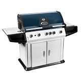 Vermont Castings VM658KN 5-Burner Natural Gas Grill, with Side Burner and Rotisserie by Vermont Castings