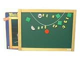 Beluga 30036 Wandtafel mit Holzrahmen f�r Kreide oder Magnet-Buchstaben, 73 x 54 cm