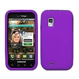 Purple Silicone Case / Skin / Cover for Samsung Fascinate / Mesmerize / SCH ....