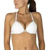 Gilligan & O'Malley Padded Racerback Bra - White