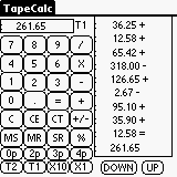 TapeCalcMR downloadable Software