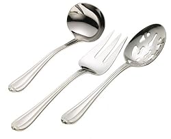 Gorham Melon Bud 3-Piece Stainless Steel Flatware Hostess Set