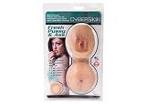 Cyberskin Fresh Pussy & Ass w/Hair - Natural
