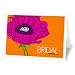 Fabulous Stationery Poppy Bridal Shower Fill-In Invitations, Multi-color, 12 (WI-20)