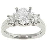 Round Diamond Engagement Ring .48cttw (cz center)