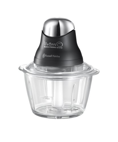 Russell Hobbs Marco Pierre White 14337 Mini Processor With Glass Chopping Bowl (Black)