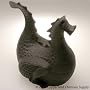 Hearth Magic Black Cast Aluminum Dragon Steamer for Fireplace