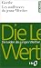 Les souffrances du jeune Werther