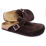 Betula Licensed by Birkenstock Mocha Brown Suede Clog Size: 37