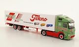 Mercedes Actros, Wandt / Tekno, Stream-Space wagon conteneur-SZ, Model Car, Miniature déjà montée, Herpa 1:87