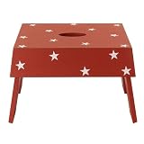 My Baby Sam Red Star Wooden Stool