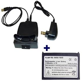 USB Desktop SYNC & CHARGER Cradle with AC Adapter + Internal PDA Battery for HP iPaq RX1900 , RX1950 , RX1955 PDA Pocket PC