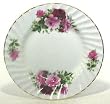 Dessert Plates 8" Diameter in Summertime Rose Decor Each