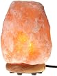 WBM Himalayan Light # 1002  Natural Air Purifying  Himalayan Salt Lamp with Neem Wood Base, Bulb and  Dimmer switch