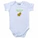 Luvable Friends Zodiac Bodysuit Taurus, White