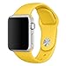 Apple Watch Band - Valuebuybuy Soft Silicone Sport Style Replacement iWatch Strap bands for Apple Wrist Watch 38mm Models Formal Colors S/M Size-42mm/Yellow