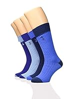 Hackett London Pack x 4 Calcetines Numbered Box Set (Azul)
