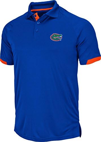 Florida Gators Mens Clubhouse Polo Shirt Large Royal blue/orange