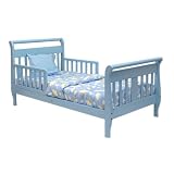 Dream On Me Sleigh Toddler Bed in Blue