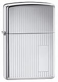 High Polished LUXUS-ZIPPO mit Gravur-Panel ENGINE TURNED