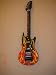 Inflatable Guitar - Aprroximately 40" Long. Black with Red Flame Design