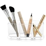 BINO 'Keep It Simple' 3 Compartment Acrylic Makeup and Medicine Cabinet Organizer