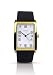 Sekonda Gents White Dial Gold Plated Case Black Leather Strap Dress Watch 3139