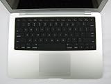 Rasfox Black Preprint KeyBoard Skin For 13" MacBook(Leopard)