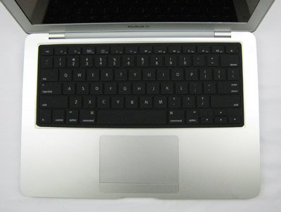 Black Preprint KeyBoard Skin For MacBook Air/MacBook/Wireless