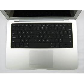Rasfox Keyboard skin for 13" Apple MacBook Laptop - Color Black