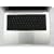 Rasfox Keyboard skin for 13" Apple MacBook Laptop - Color Black