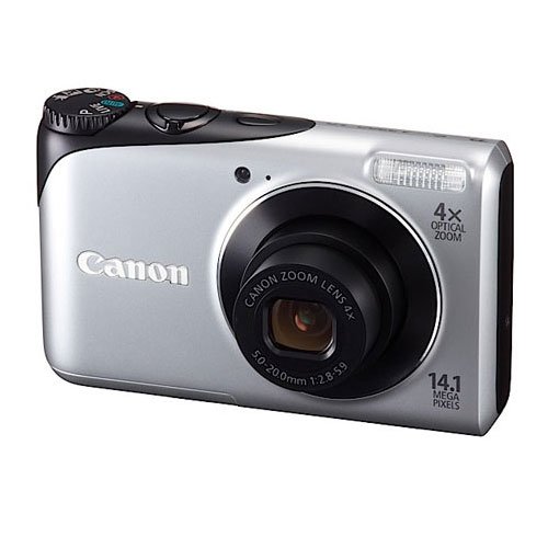Canon Powershot A2200 14.1 MP Digital Camera with 4x Optical Zoom (Silver)