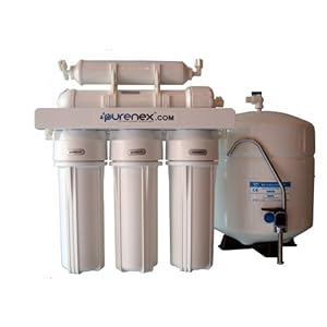 5 Stage Reverse Osmosis Water Filter System With Storage Tank Removes Fluoride