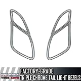 2002-2011 Lexus SC430 2pc Chrome Tail Light Bezels 