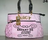 Juicy Couture Enfant De Juicy Diaper Bag Pink Tote