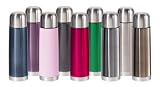 Oggi Lustre Travel Mate Thermos 17oz with Aluminum Outside & Stainless Steel Inside Liner