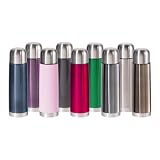 Oggi Lustre Travel Mate Thermos 17oz with Aluminum Outside & Stainless Steel Inside Liner