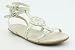 Coach Jaclyn White Womens Sandals Shoes SZ 37.5 EU