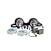 KC HiLiTES 661 Hid - 6 In Black 35w Hid Long Range Off Road Light System (Pair)