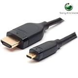 Sony Ericsson 純正 Xperia arc HD 対応 microHDMI-HDMI ケーブル IM820