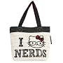 Loungefly Hello Kitty I Love Nerds Tote Bag Purse
