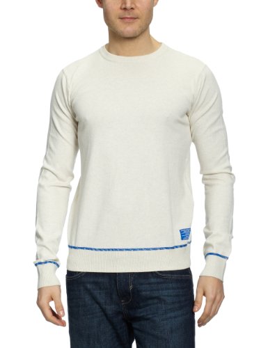 JACK & JONES Herren Pullover 12053277, Gr. 56/58 (XL), Wei&szlig; (WHITE MELANGE) Preisvergleich