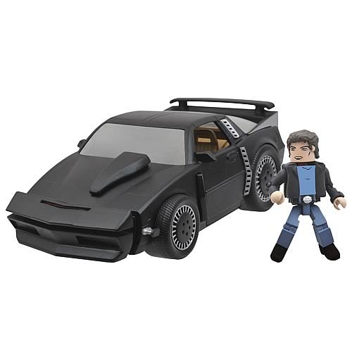 Diamond Select Toys Minimates Vehicles: Knight Rider KITT Super Pursuit Mode Set