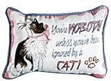 Ignored by a Cat Decorative Tapestry Toss Pillow