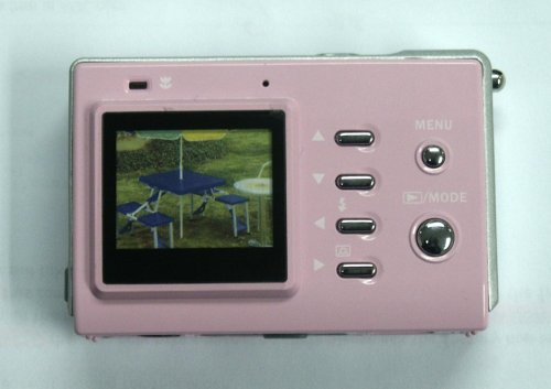 Photo: Vivitar ViviCam 3188 3MP with 4x Digital Zoom Digital Camera  Pink 