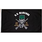 US Marine Flag - Mess With the Best 3 x 5 Foot