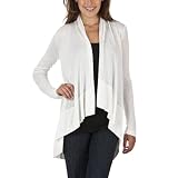 Mossimo® Black: Women's Drape Front Cocoon Cardigan Sweater - White